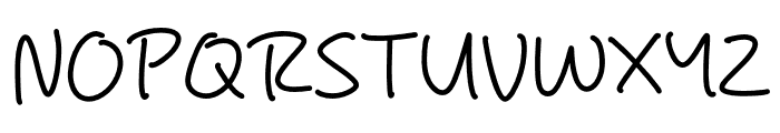 Casual Sunday Font UPPERCASE