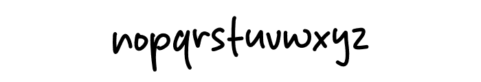 Casual Sunday Font LOWERCASE