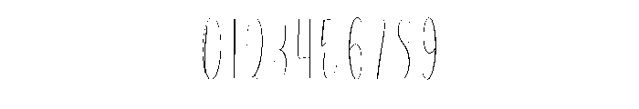 Casualty Font OTHER CHARS