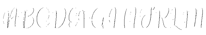 Casualty Font UPPERCASE