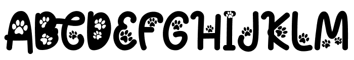 CatPaw Font UPPERCASE