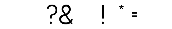 Cata Sans Regular Font OTHER CHARS