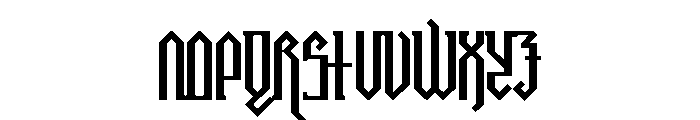 Catafalque Regular Font UPPERCASE