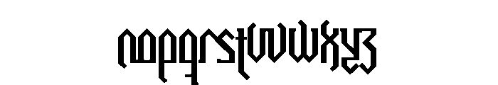 Catafalque Regular Font LOWERCASE