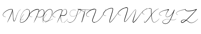 Catalan Signature Font UPPERCASE