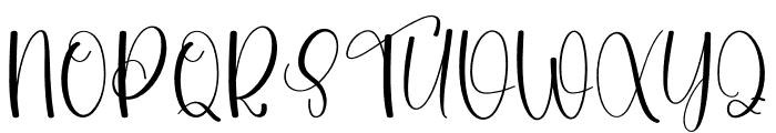 Catalina Handmade Font UPPERCASE
