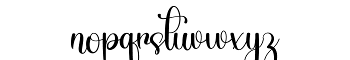 Catalina Handmade Font LOWERCASE