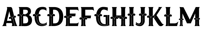 Catalunya Flower Font UPPERCASE