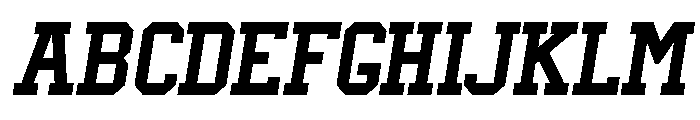 Catch Italic Font UPPERCASE