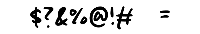 Catchy Fish Font OTHER CHARS