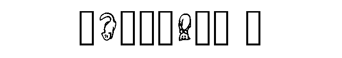 Catfont Regular Font OTHER CHARS