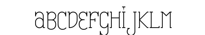 Catharsis Espresso Font UPPERCASE