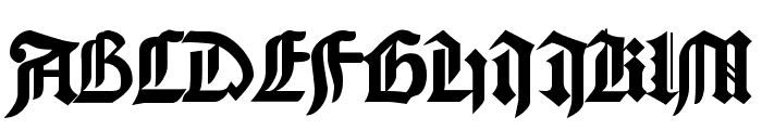 Cathedral Normal Font UPPERCASE