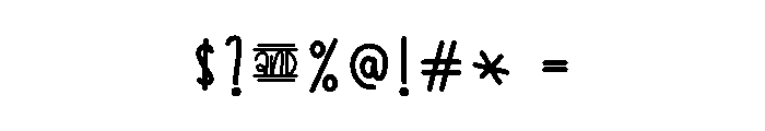 Catheline1 Font OTHER CHARS