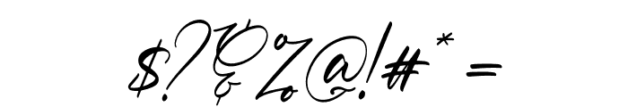 Cathrina Belisha Italic Font OTHER CHARS