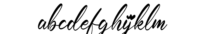 Cathrina Belisha Italic Font LOWERCASE
