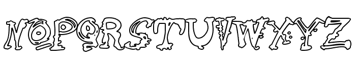 Cathzulu Hollow Font UPPERCASE