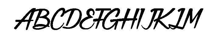 Catleya Signature Font UPPERCASE