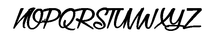 Catleya Signature Font UPPERCASE