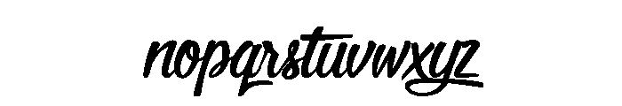 Catleya Signature Font LOWERCASE