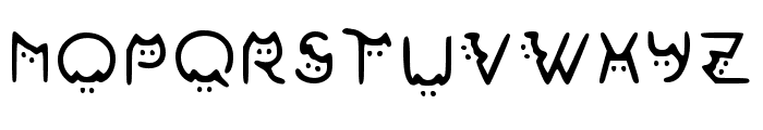 Cats Font Regular Font LOWERCASE