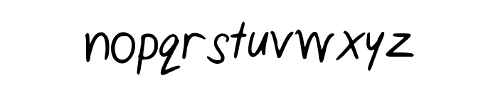 CatsHandwriting Font LOWERCASE