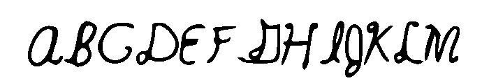 Catsintheclouds Font UPPERCASE