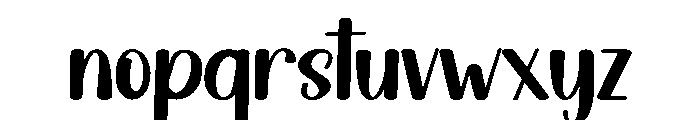 Catty Daycare Font LOWERCASE