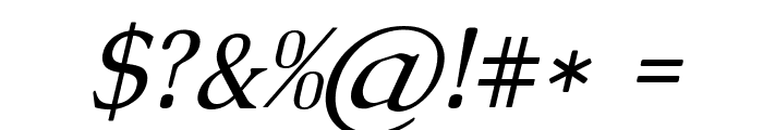 Caudex Italic Font OTHER CHARS