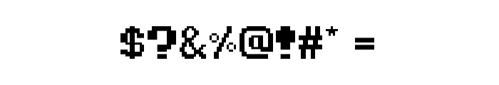 Cave Story Regular Font OTHER CHARS