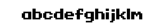 Cave Story Regular Font LOWERCASE