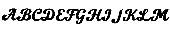Caviero Font UPPERCASE
