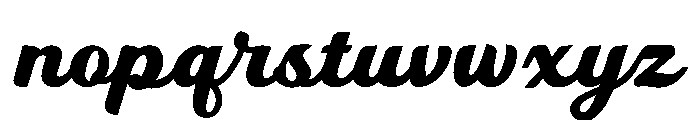 Caviero Font LOWERCASE
