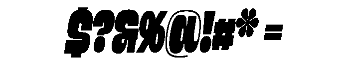 Cayento PERSONAL USE Narrow Italic Font OTHER CHARS