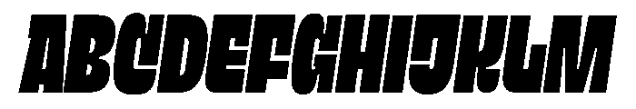 Cayento PERSONAL USE Narrow Italic Font UPPERCASE