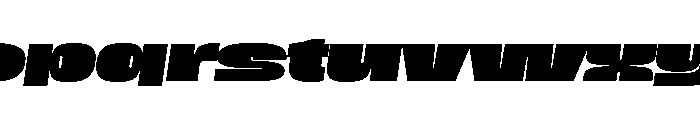 Cayento PERSONAL USE Wide Italic Font LOWERCASE