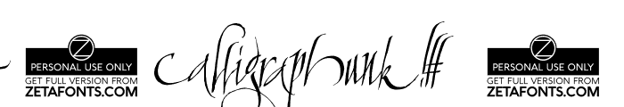cAlLiGrApHuNk Font OTHER CHARS