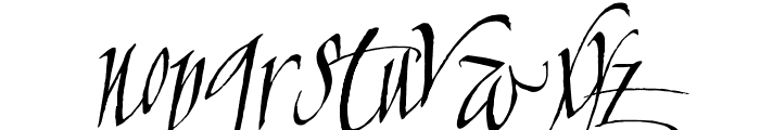 cAlLiGrApHuNk Font LOWERCASE