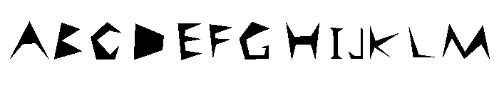 careless Font UPPERCASE