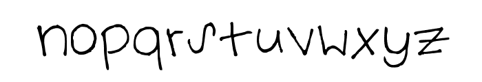 carolyn handwritten Medium Font LOWERCASE