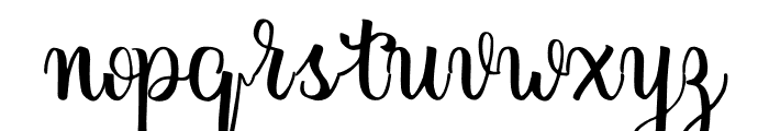 casanova Font LOWERCASE