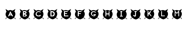 cats-MEOW Font UPPERCASE