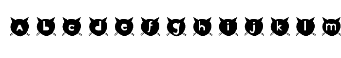 cats-MEOW Font LOWERCASE