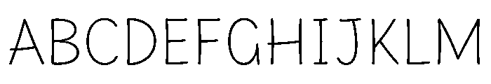 Cause 200 Font UPPERCASE