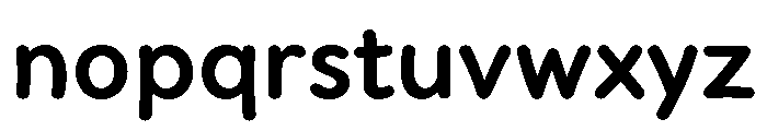 Cause 700 Font LOWERCASE