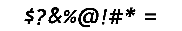 Cambay Devanagari Bold Oblique Font OTHER CHARS