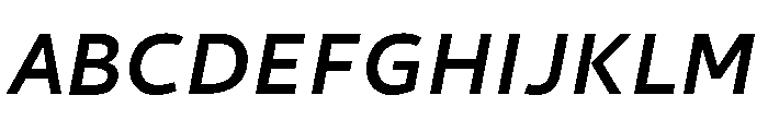 Cambay Devanagari Bold Oblique Font UPPERCASE