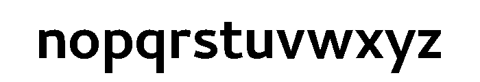 Cambay Devanagari Bold Font LOWERCASE