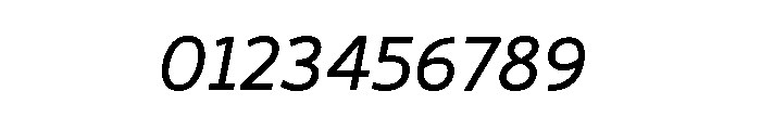 Cambay Devanagari Oblique Font OTHER CHARS