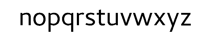 Cambay Devanagari Regular Font LOWERCASE